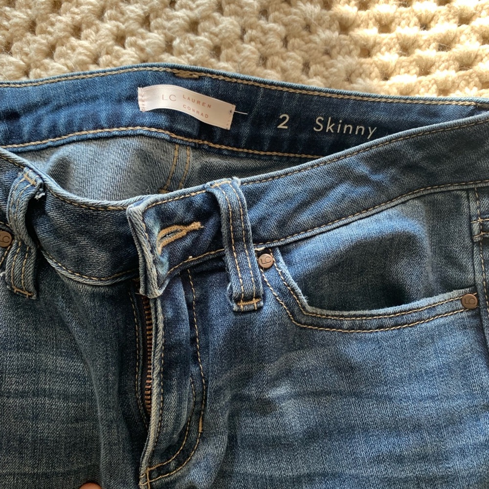 Lauren Conrad skinny ankle jeans